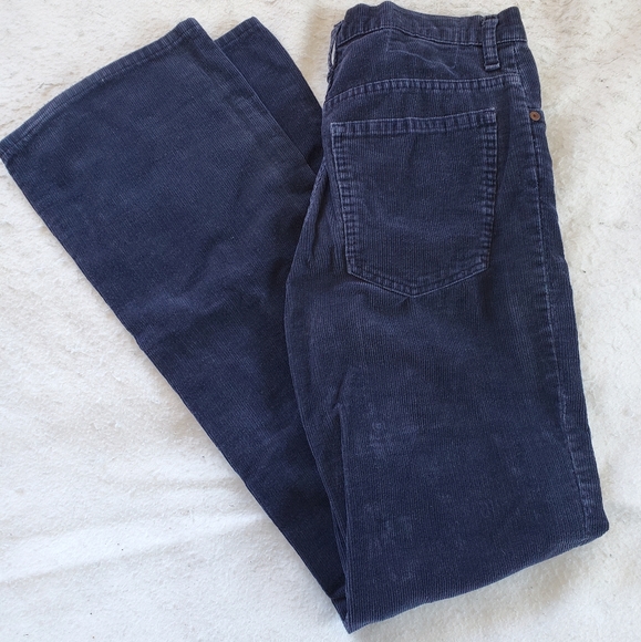 JC Penney Plain Pockets Vtg Flare Leg Corduroys 29x32